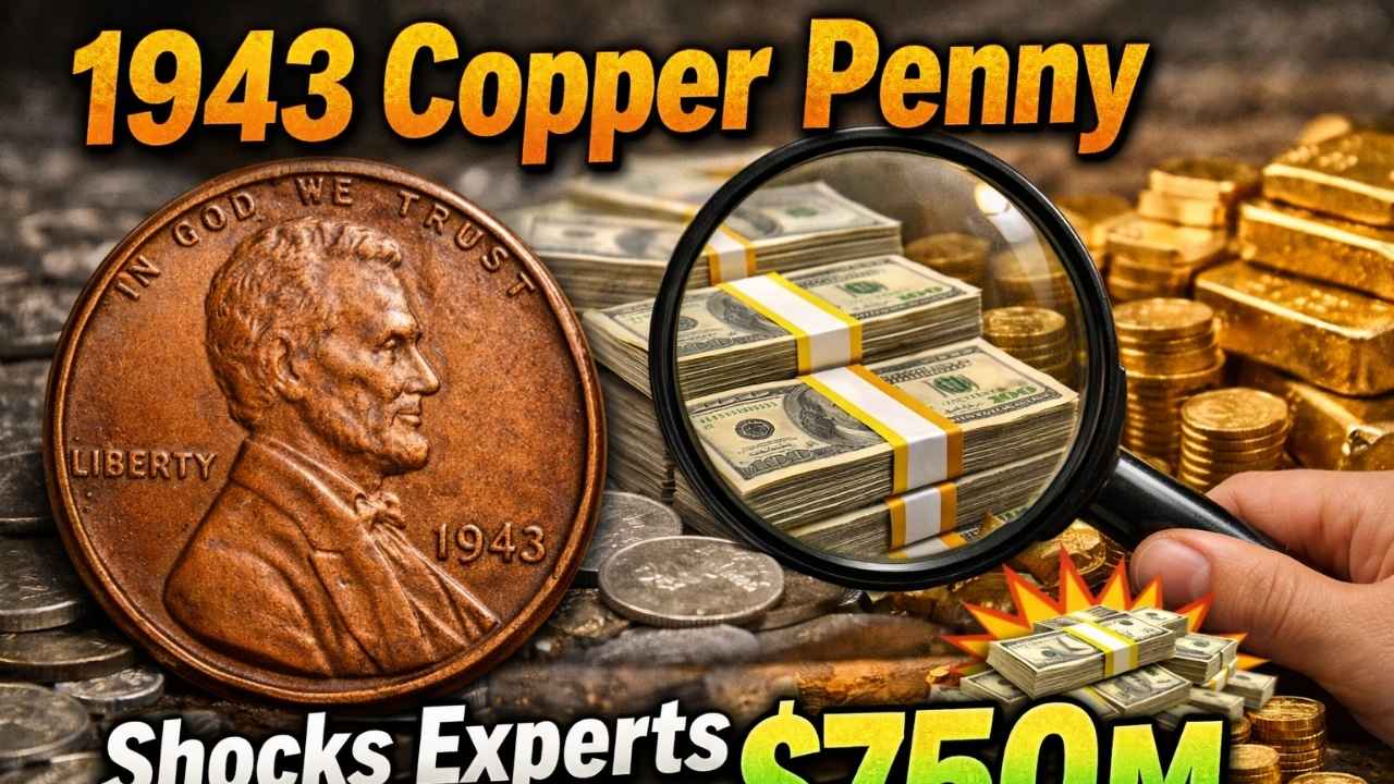 1943 Copper Penny Shocks Experts With $750M Price Tag!